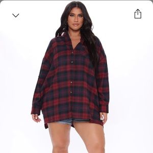 B2G1F: My Favorite Oversized Flannel NWT